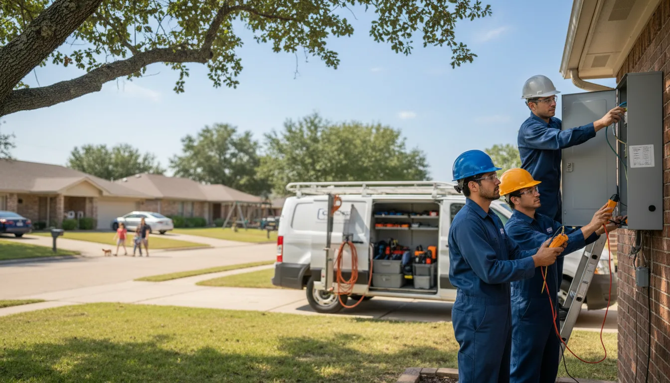 Certified electrician providing emergency electrical services in Willshire, OH